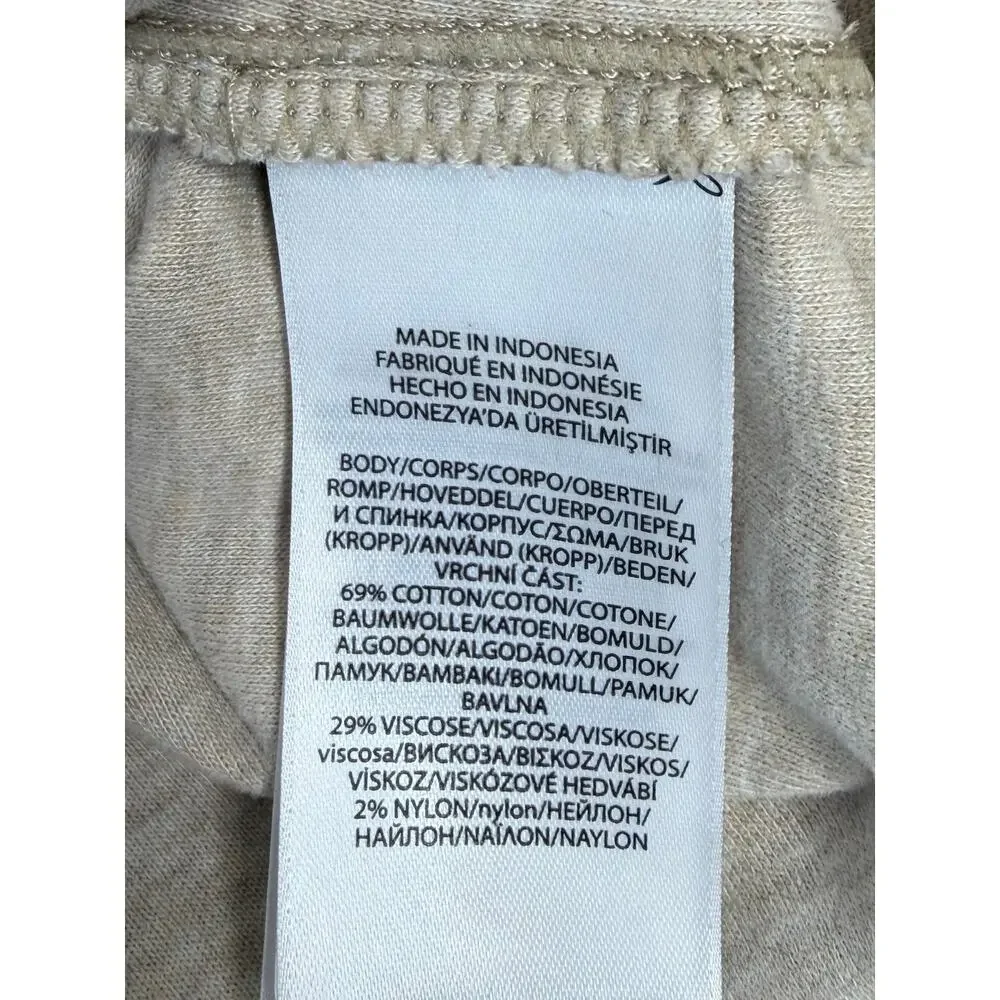 POLO Ralph Lauren Men's 1/4 Zip Pullover Sz S Beige Preppy Business Casual Golf